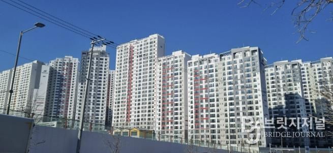 교성지구 풍림아이원 아파트 전경