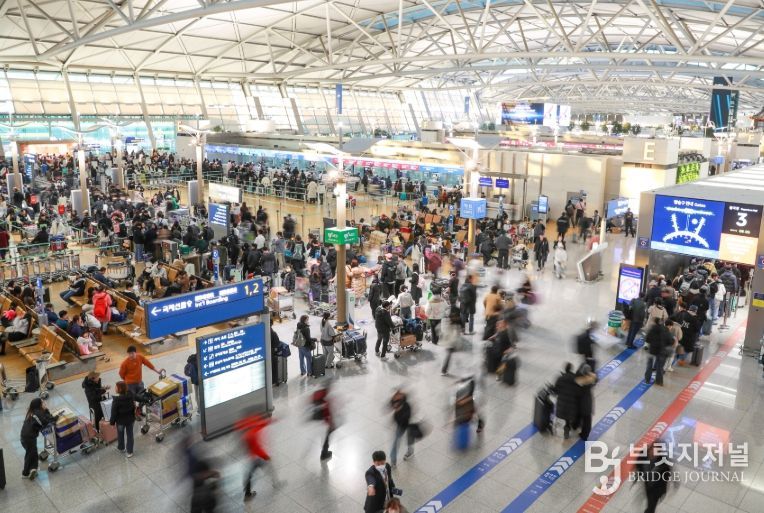 인천공항 제1여객터미널 전경