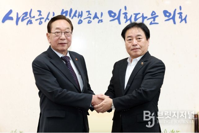 김동규 의원, ‘백범 장손’ 김진 광복회 상임부회장 접견