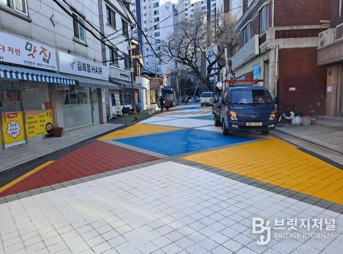 휘경로2길 보행자 우선도로 조성