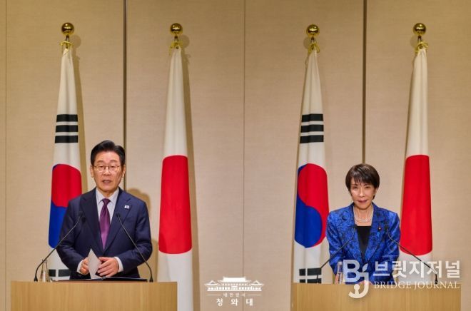 한·일 정상 공동언론발표(청와대)