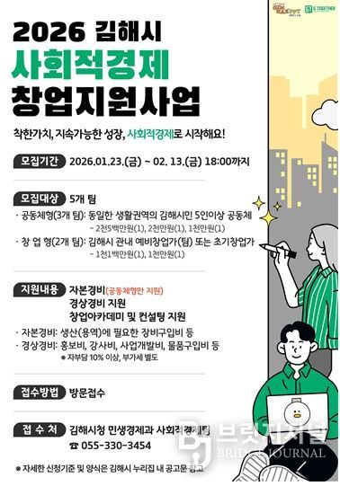 사회적경제 창업 지원사업 참여팀 모집