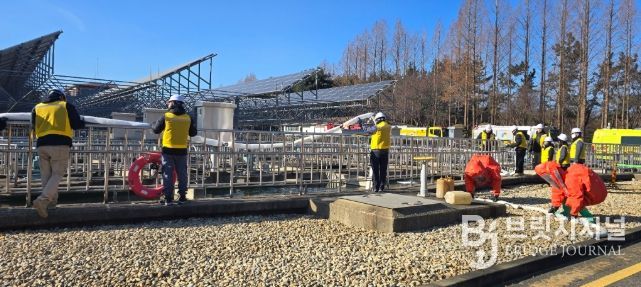 인천시, 공촌정수장 화학테러 대비 수질오염방제훈련 실시