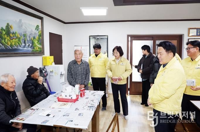 파주시, 겨울철 안전사고 예방을 위한 결빙 취약구간·한파쉼터 현장 점검