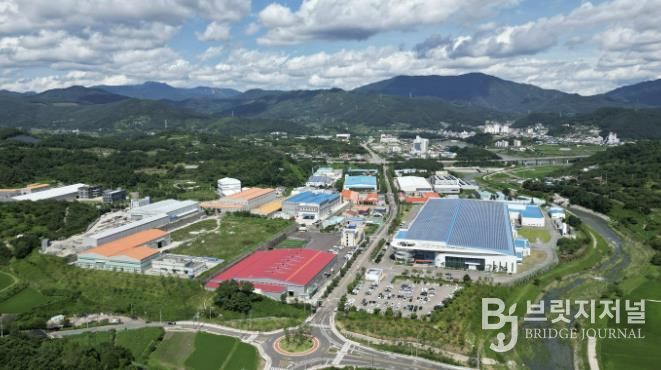 산청군 금서농공단지(2023년).