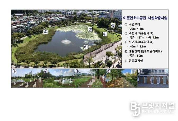 구리시 이문안호수공원, '도심 속 복합 문화 힐링 명소로 재탄생'
