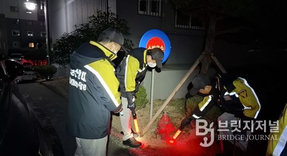 노후 아파트 야간 취약시간 안전순찰