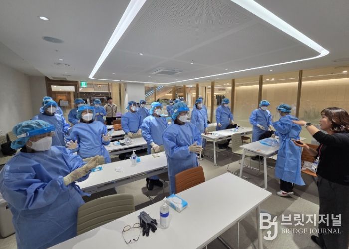 의왕시, 노인주거복지시설 감염예방 교육 실시