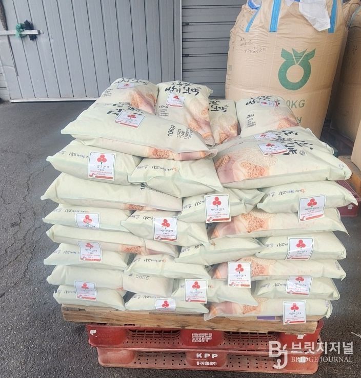 직접 지은 쌀 60포 기부로 설 명절 온기 전해