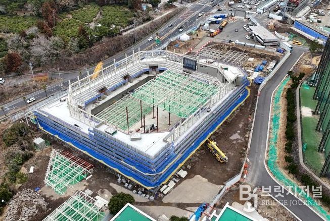 서귀포시 종합체육관 공사