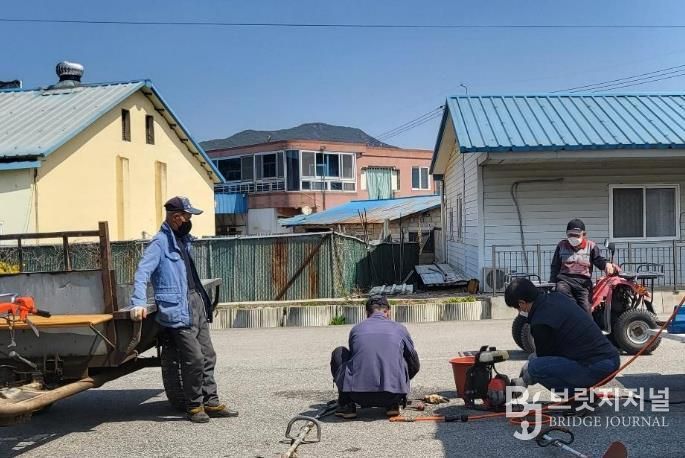 농업기계 순회교육 모습