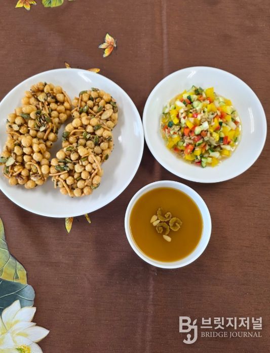 강진 쌀귀리를 활용해, 레시피로 만든 요리.