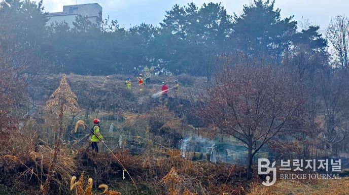 건조한 날씨 속 주말 사이 산불 8건 출동
