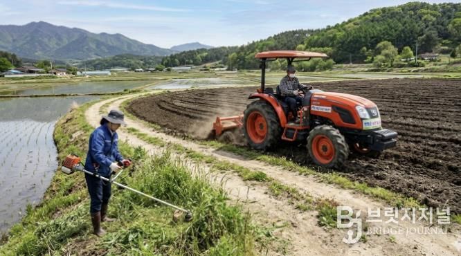 농작업 대행작업 모습