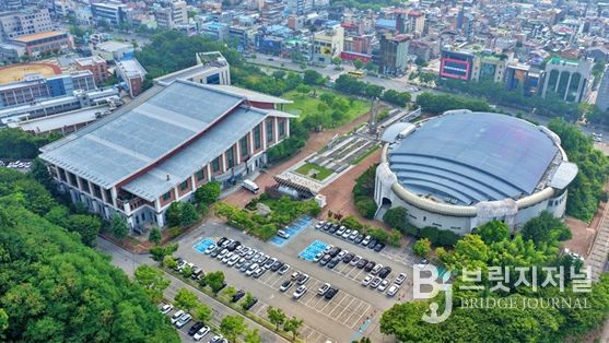 전주시설공단 본부가 위치한 화산체육공원 전경