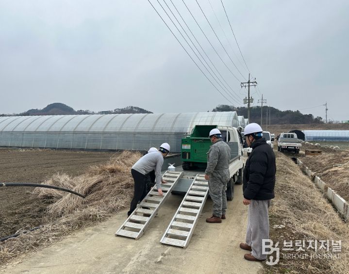 청양군, ‘영농부산물 파쇄지원’ 본격 가동