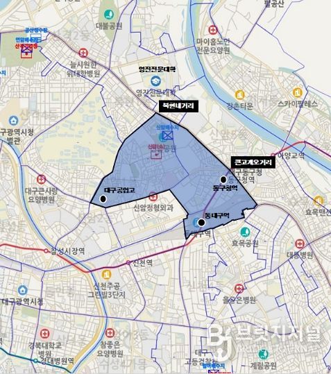 동구 일부 지역, 흐린 물 출수 예상 안내