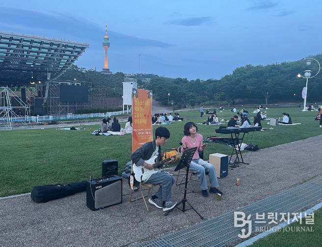 코오롱야외음악당 버스킹