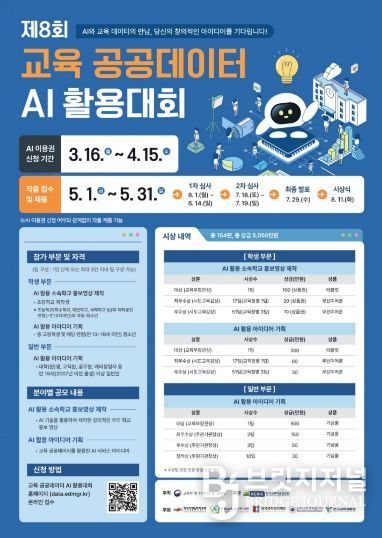 대구시교육청, ‘제8회 교육 공공데이터 AI 활용대회’ 개최