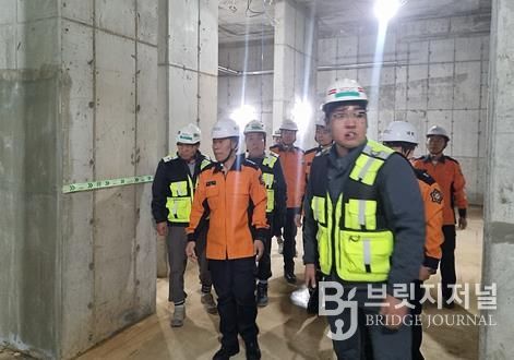 천안서북소방서, “아이파크시티 공사장” 장 지도방문 실시
