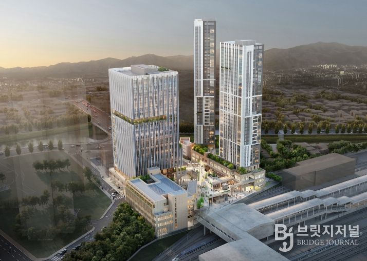 천안역세권 도시재생 혁신지구 국가시범지구 조성 사업 조감도.