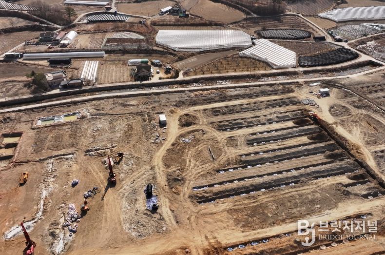 영동 지역특화 스마트팜 복합단지 현장