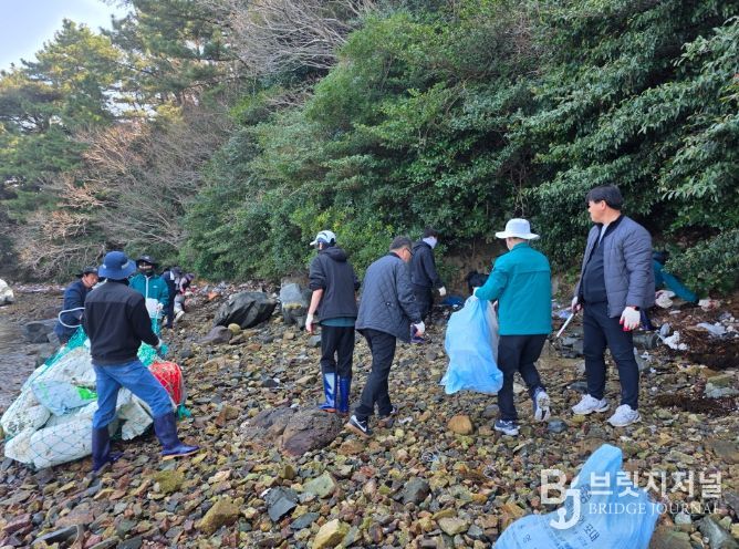 통영시, 한산도 봄맞이 환경정비