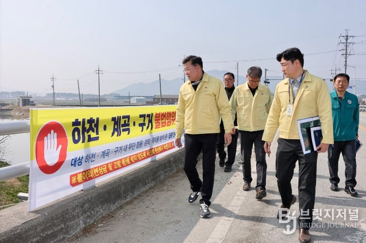 부안군, 하천·계곡 내 불법시설 정비 TF 현장 점검