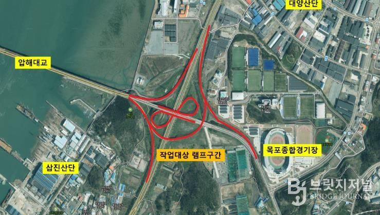 작업대상 구간 사진