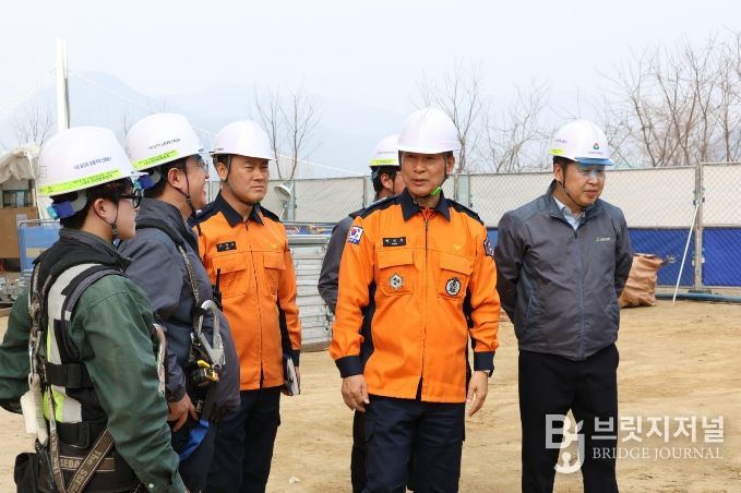 봄철 대형공사장 현장안전지도