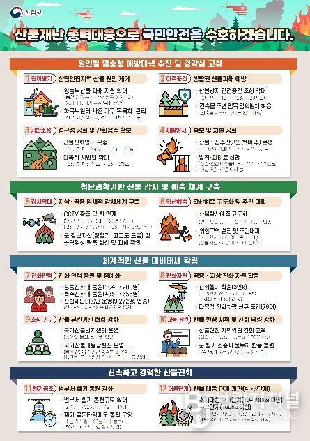 전국 산불방지 종합대책
