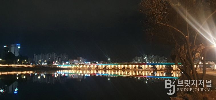 진주시, 에너지 절약 ‘야간 경관조명’ 운영 중단(진양교)