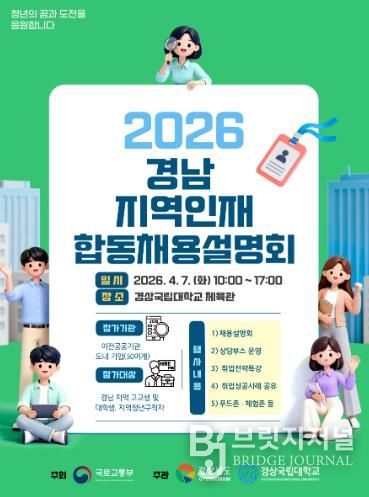 2026년 경남·울산 지역인재 합동 채용설명회 포스터