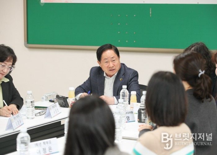 남양주시, ‘금곡중 교육가족 정담회’ 참석…현장 중심 소통 강화