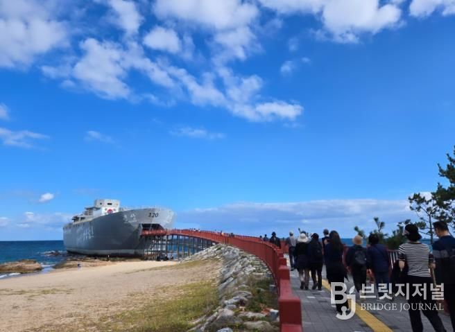 주민여행사 말음 여행 코스 중 블루로드 탐방