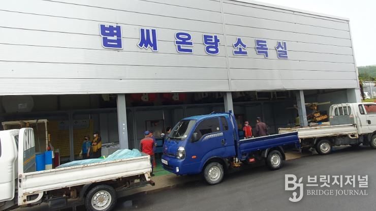 진도군, ‘친환경 온탕소독장 운영’