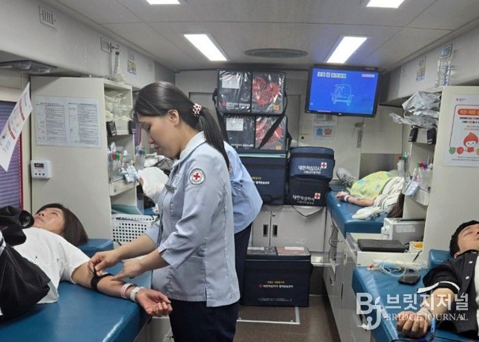 과천시, 시청에서 직원 참여 헌혈 행사 가져