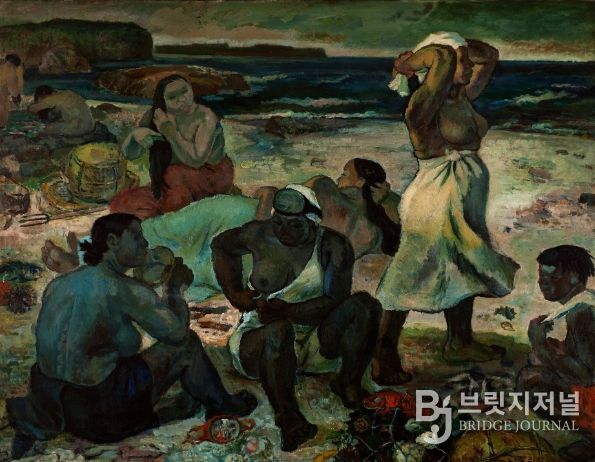 장리석기념관 상설전시 《숨비소리》 포스터 시안