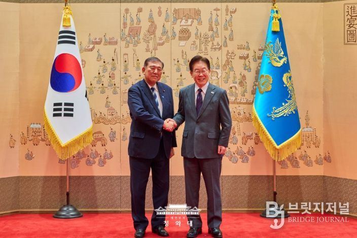 이시바 전 일본총리 오찬(청와대)