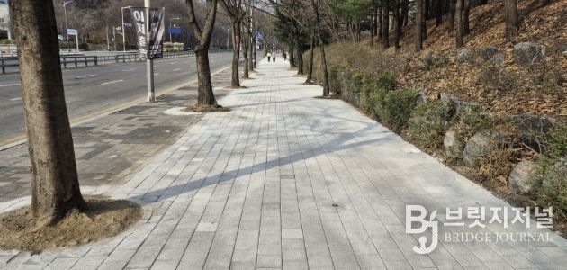 수지구 풍덕천동 1011번지 일원 노후 보도 재포장