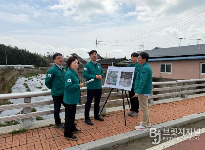 울주군, 홍수기 대비 자연재해위험개선지구 현장점검
