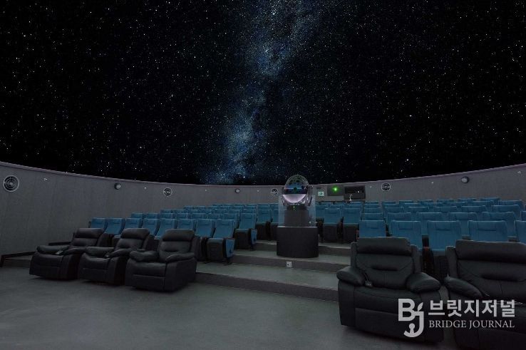 밀양아리랑우주천문대 천체투영관 ‘상상’ 전경