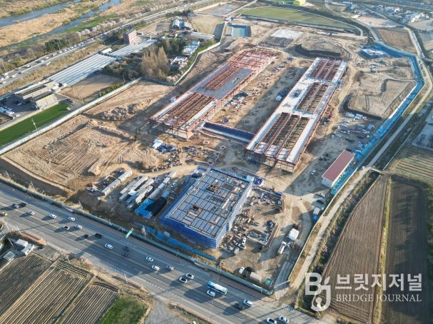 신병대 청주부시장, 농수산물 도매시장 현대화사업 현장 점검(현장사진)