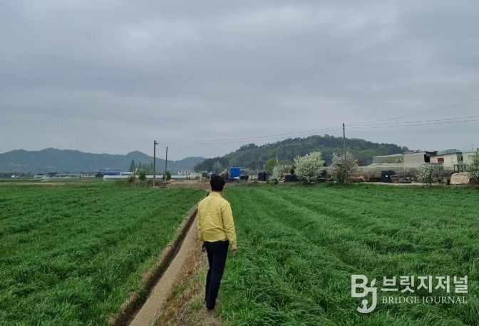 고품질 탑마루 친환경 쌀 생산 준비