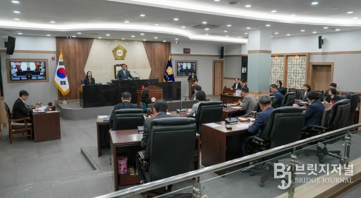 제350회 괴산군의회 임시회 개회