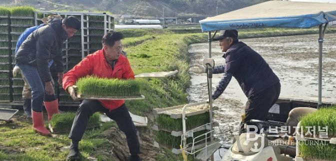 군수-농가 작업
